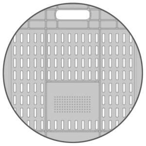 Detalle de un minibox calado de ITM.