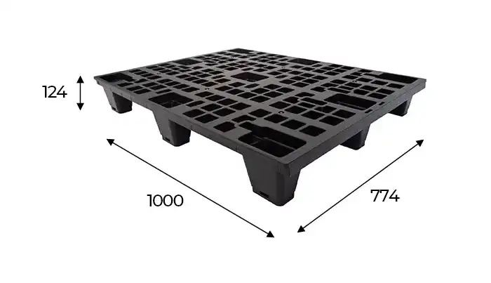 Croquis de palet de plástico de ITM
